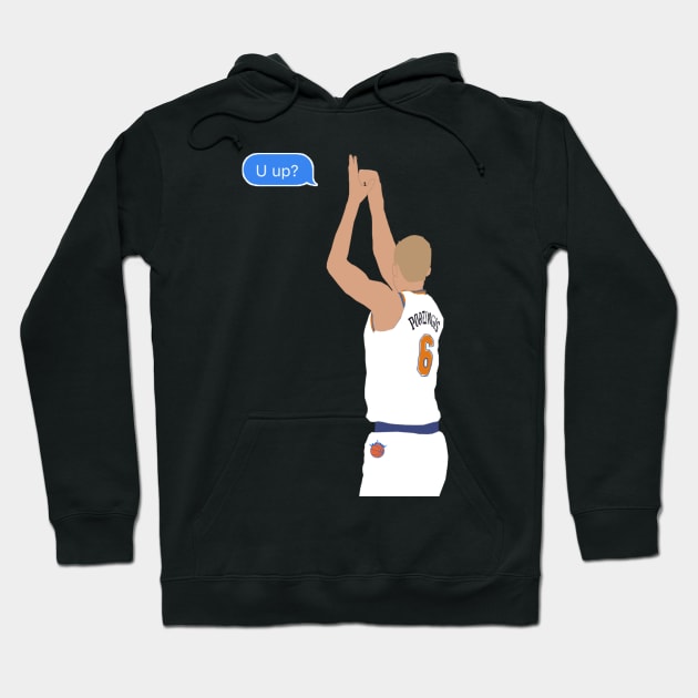 The "U up?" Shoot your Shot Tee Hoodie by TheKnicksWall1